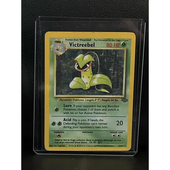 Pokemon | Toys | Victreebel 464 Holo Rare Unlimited Edition Jungle Pokemon  Trading Card | Poshmark